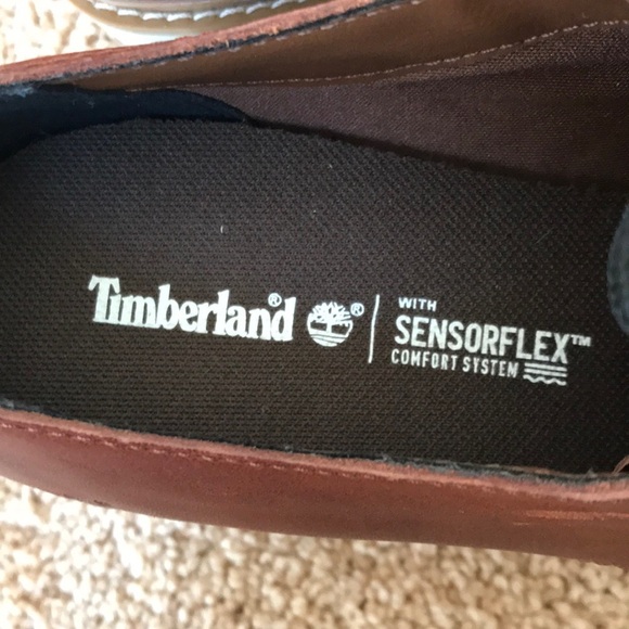 Timberland sensorflex SZ 10 brown lace up boots - Picture 3 of 9